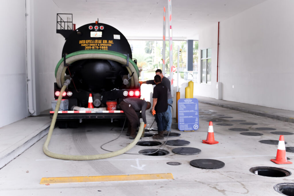united septic and grease:Parking lots are crucial components of urban infrastructure