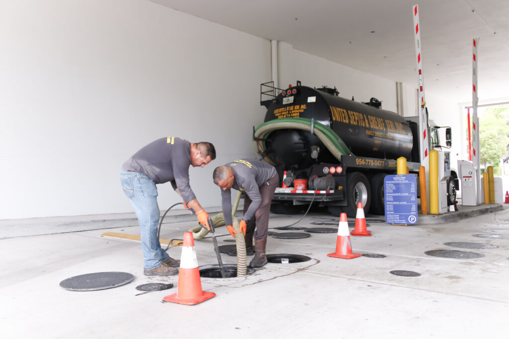 united septic and grease: Parking lots are crucial components of urban infrastructure